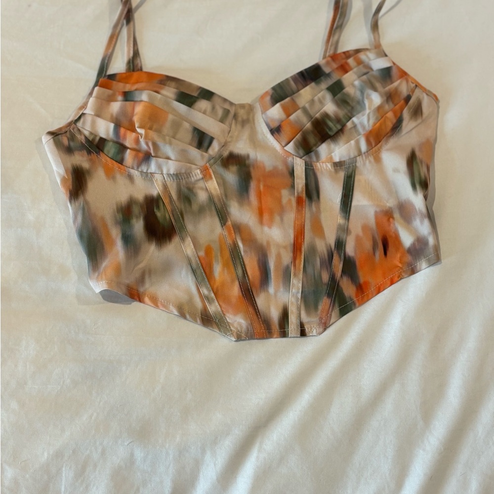 Multicolor Camouflage Women's Top